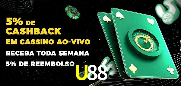 Promoções do cassino ao Vivo U88